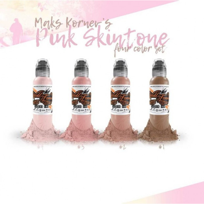World Famous Maks Kornev'S Pink Skintone Set - 4Шт 30Мл