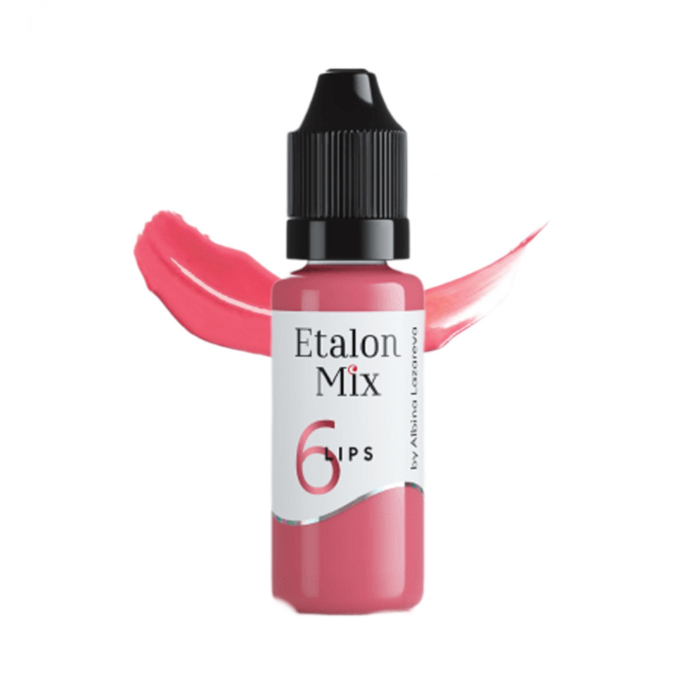 ETALON MIX ГУБЫ, N6 Пыльная Роза, 5 мл