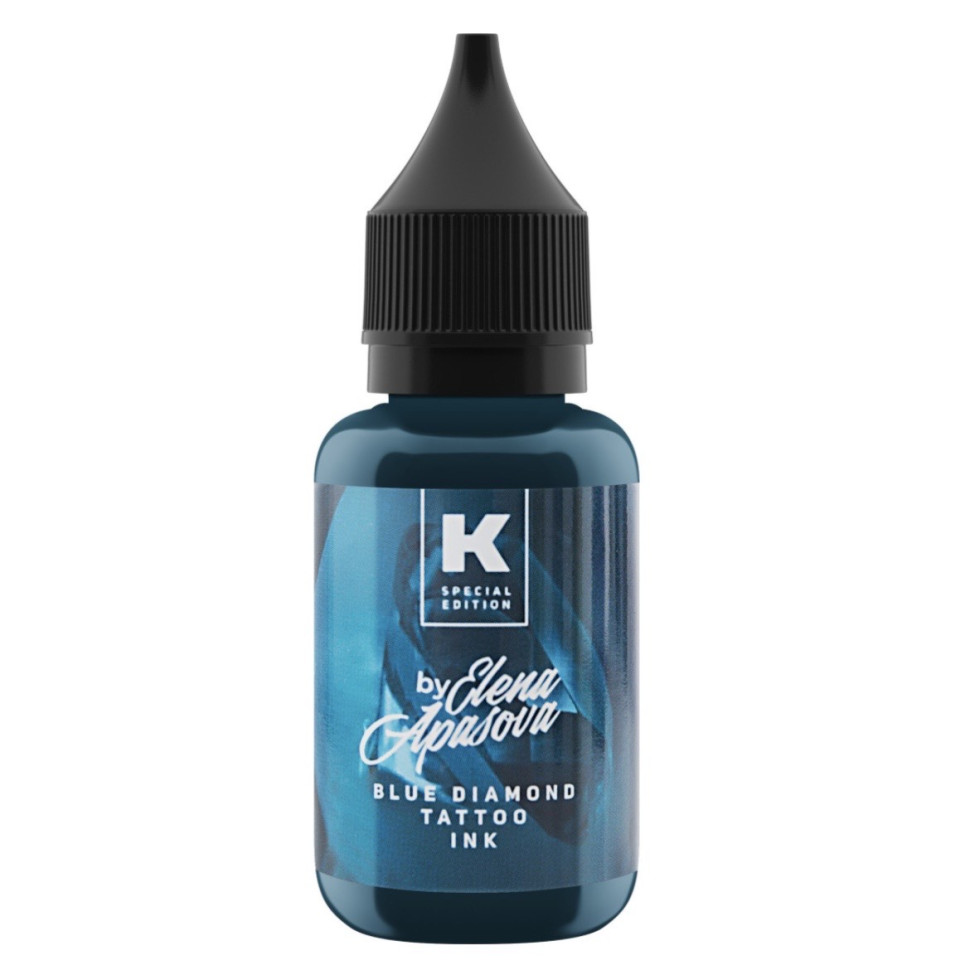 КРАСКА Голубой Бриллиант Елена Апасова, 30 мл Blue Diamond