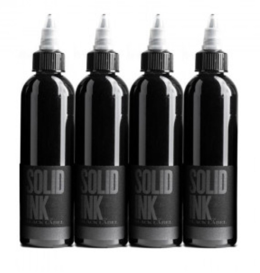 Solid Ink - Black Label Greywash Set, 4 шт, 120 мл