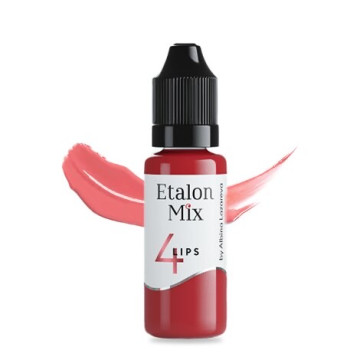 ETALON MIX ГУБЫ, N4 КРАСНЫЙ БАРХАТ, 15 мл