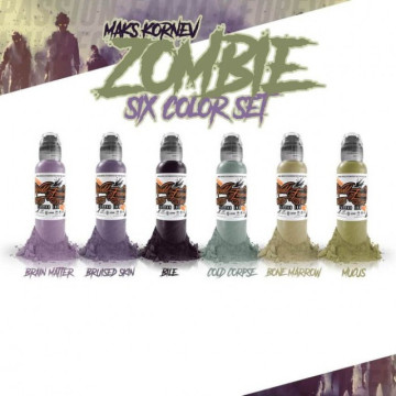 World Famous Maks Kornev'S Zombie Color Set - 6Шт 30Мл