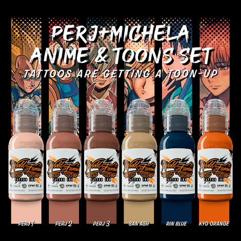 World Famous Perj-Michela Anime & Toons Set - 6Шт 30Мл