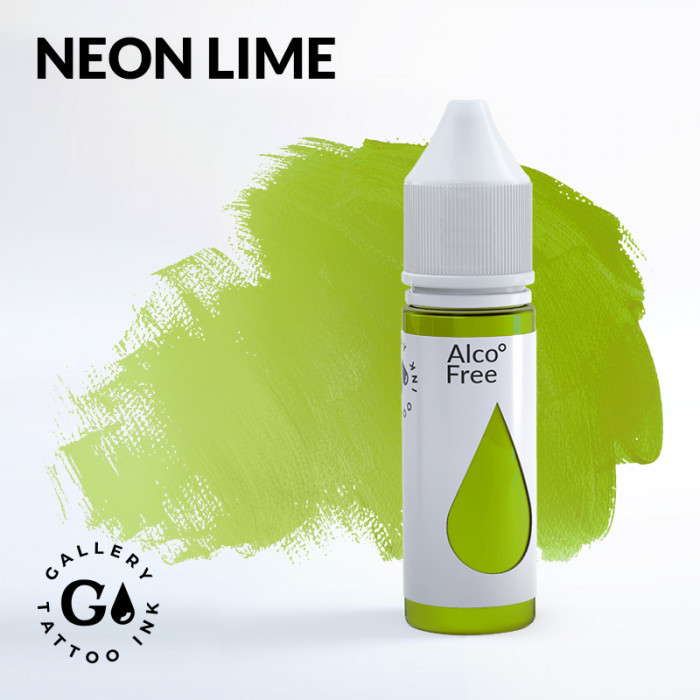 Gallery зеленый Neon Lime, 15мл