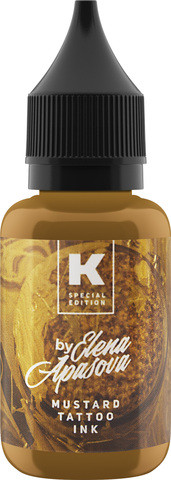 КРАСКА Горчица Елена Апасова, 15 мл Mustard