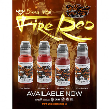 World Famous - Dima Nbk - Fire Red Set 4Шт
